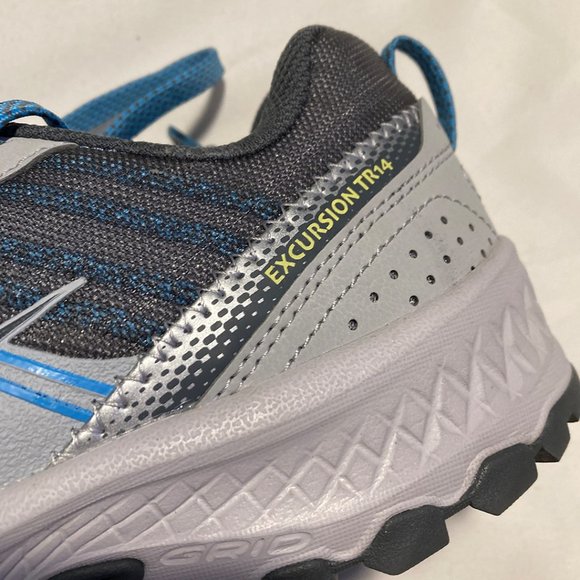 Saucony Trail Blue and Gray Womens Running Shoes Size 11 Excursion TR14 - Picture 7 of 10